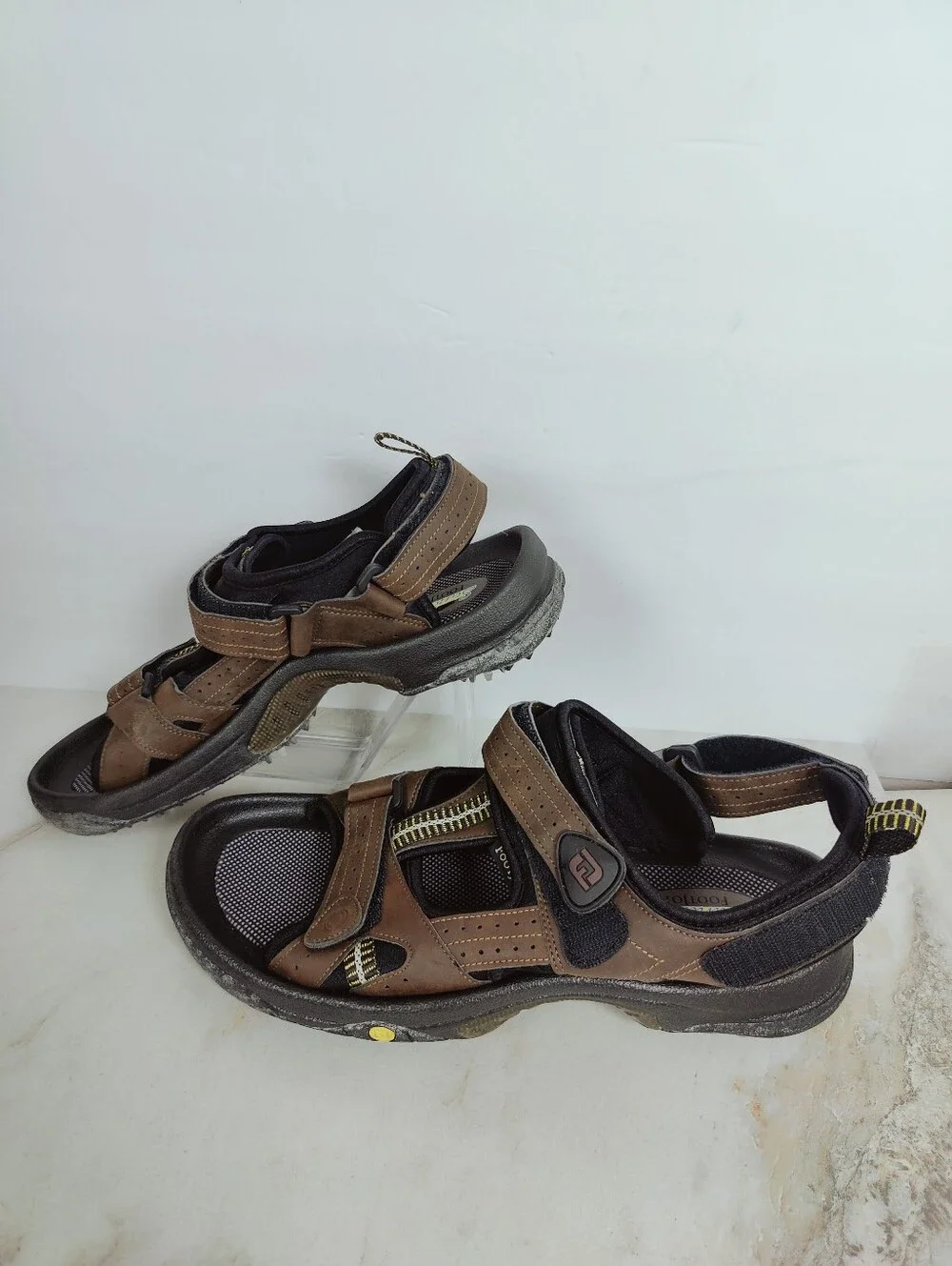 FootJoy Men's Golf Sandals, Brown, Sz 11